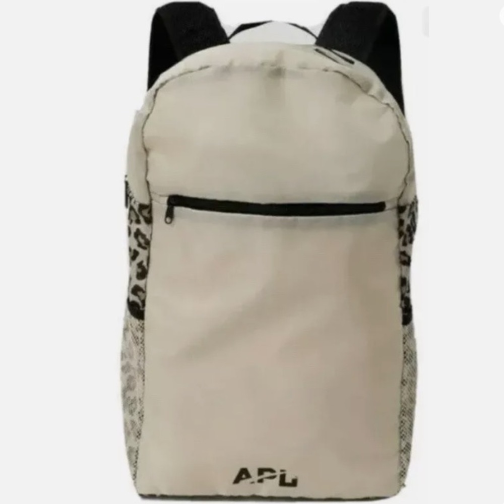 NWT APL Athletic Propulsion Labs All-Purpose Packable Backpack Leopard